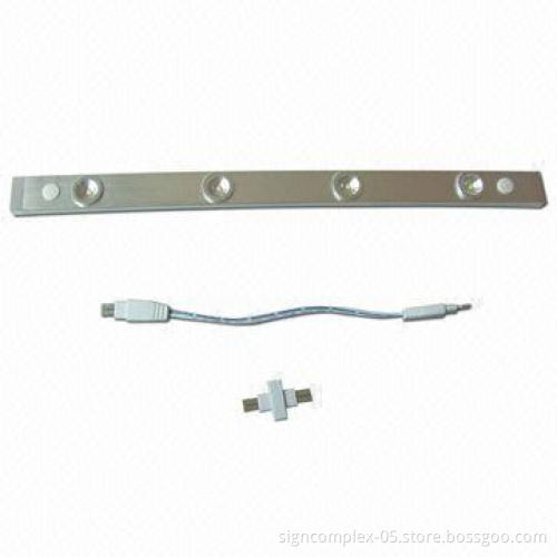 LED Cabinet Light with Different Easy Connectors, Inter-connect Cable and Shape Connector